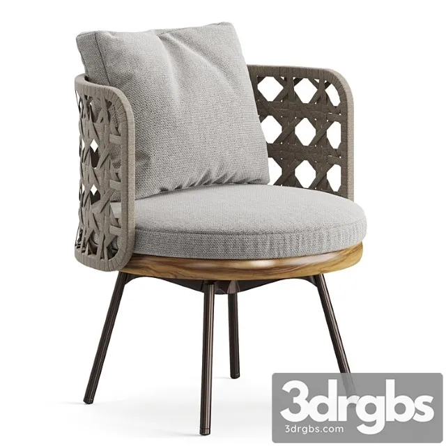 Minotti torii nest lounge little armchair