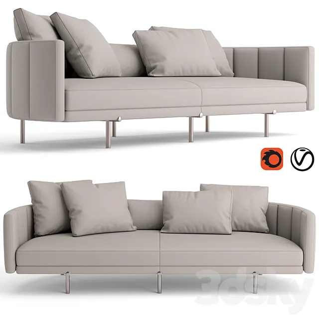 Minotti torii sofa 3DModel