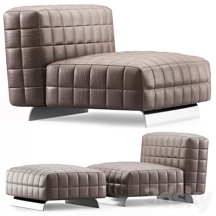 Minotti Twiggy Armchair | Armchair Minotti Twiggy 3D Model Free