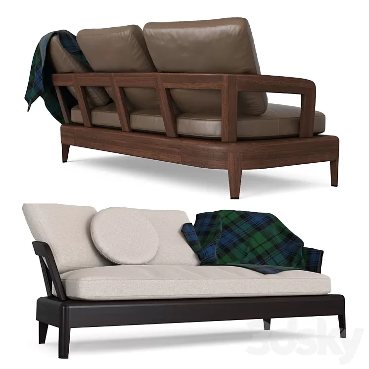 Minotti Virginia Sofa 3D Model