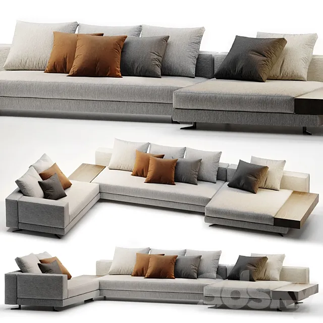 Minotti white 3DModel