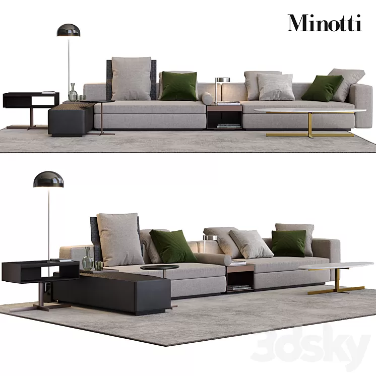 Minotti Yang 3D Model