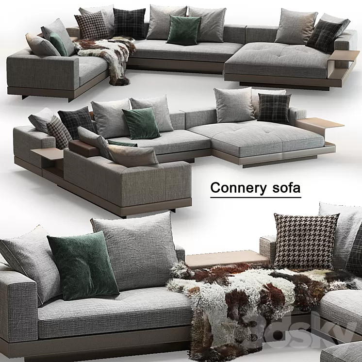 Minotti_Connery sofa 02 3D Model Free