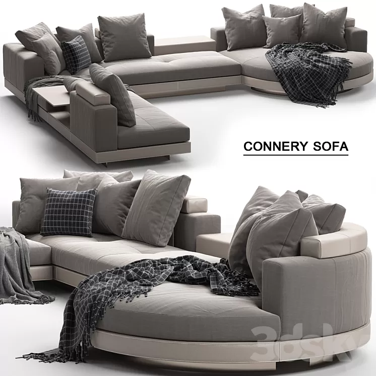 Minotti_Connery sofa 3D Model