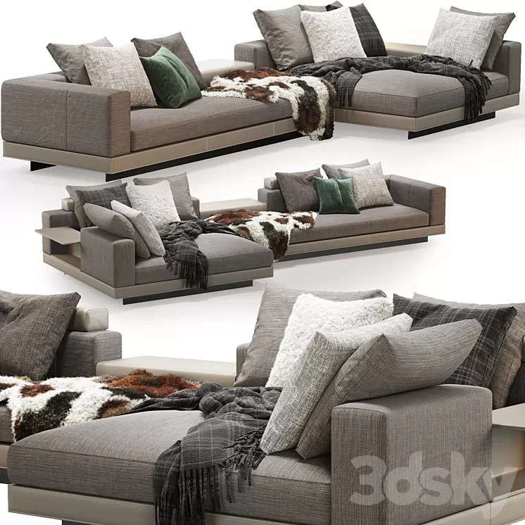 Minotti_Connery sofa 3D Model