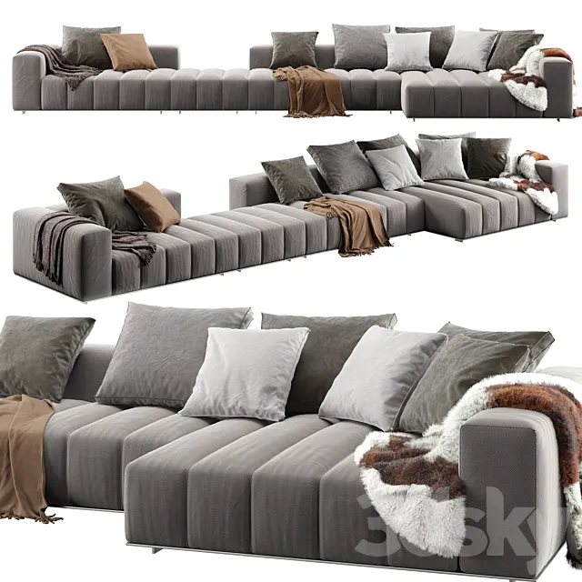 Minotti_Goodman sofa 3D Model