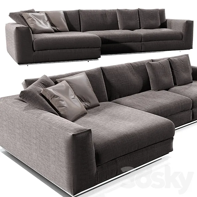 Minotti_Hamilton_corner_option 3DModel