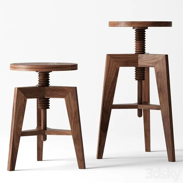 MINT Screw Bench 3D Model