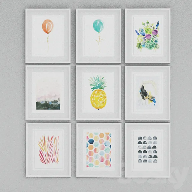 Minted for west elm 3D Model