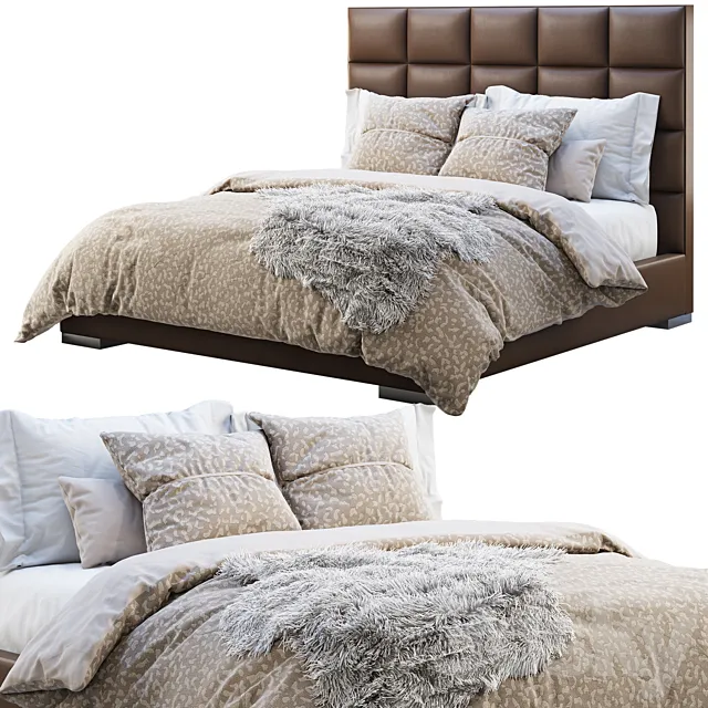 Minviso headboard bed 3DModel