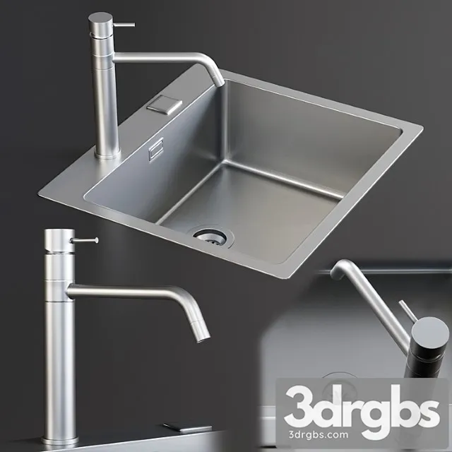 mira mixer inox 3D Model Free