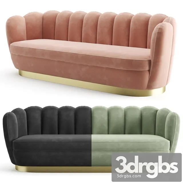 Mirage sofa 2 3D Model Free