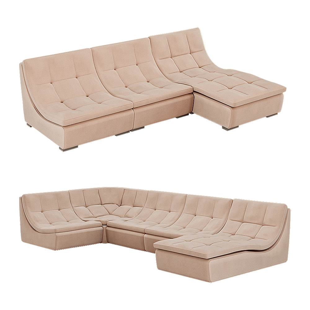 Mirlachev - Modular sofa Relax 3D Model