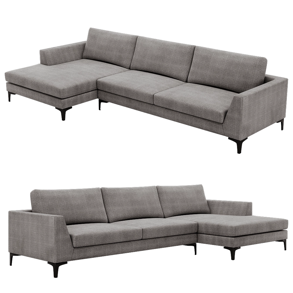 Mirlachev - Sofa BERGAMO 3D Model