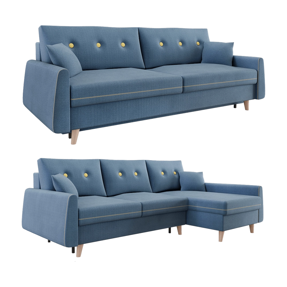 Mirlachev - Sofa Denver 3D Model