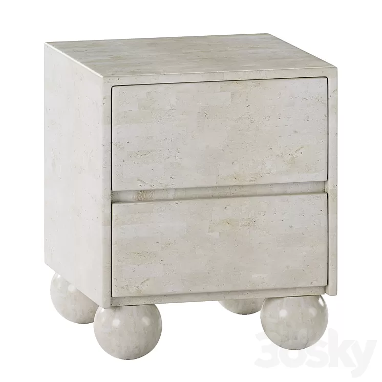 Miro Bedside Table 3D Model Free