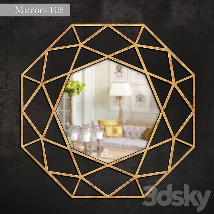 Mirror 105 3D Model