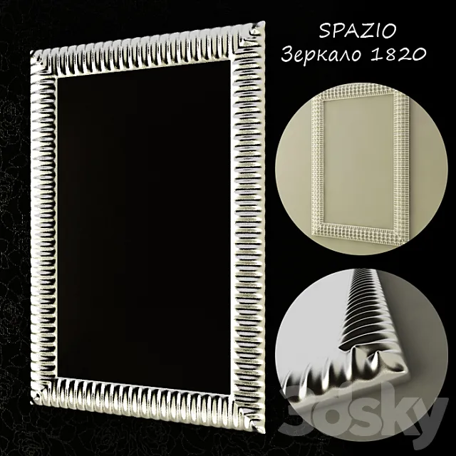 Mirror 1820 Tarocco Vaccari 3D Model
