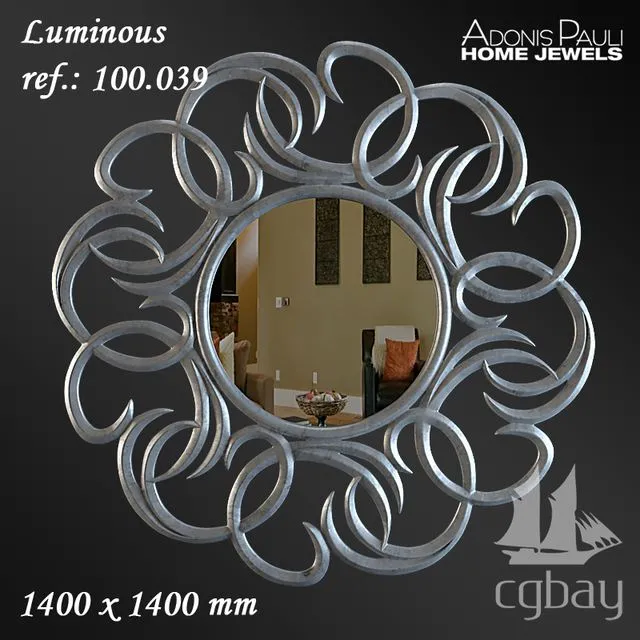 Mirror Adonis Pauli Luminous 3D Model
