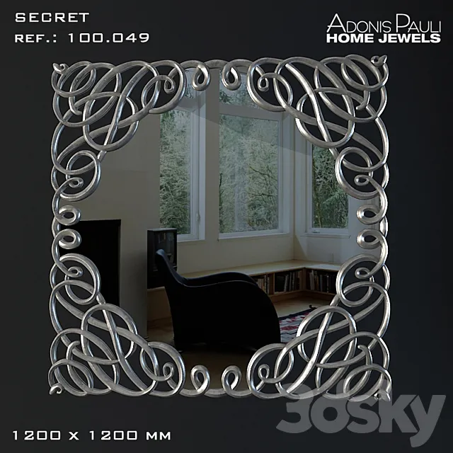 Mirror Adonis Pauli Secret 3D Model