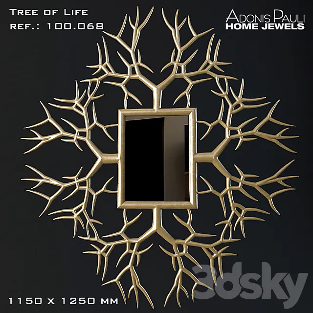 Mirror Adonis Pauli Tree of Life 3D Model