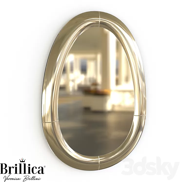 Mirror Brillica BL800 / 1150-O40 3D Model