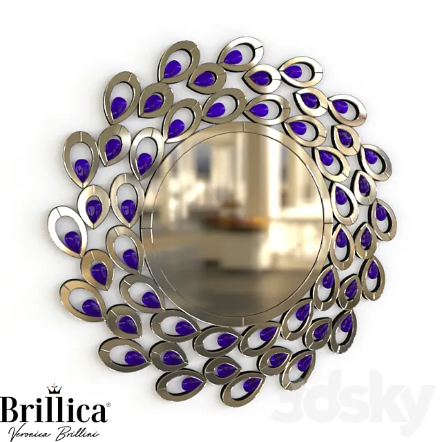Mirror Brillica BL870 _ 870-C13 3D Model