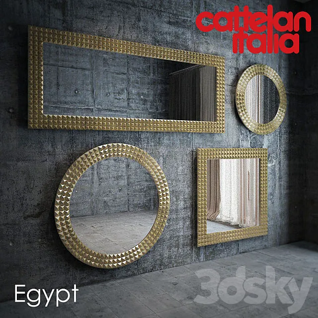 Mirror Cattelan Italia Egypt 3DModel