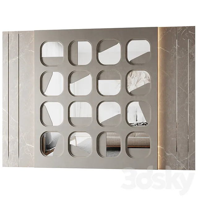 Mirror cells Wall panel Free Download