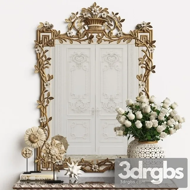 Mirror Chelini Art 1201 3D Model Free