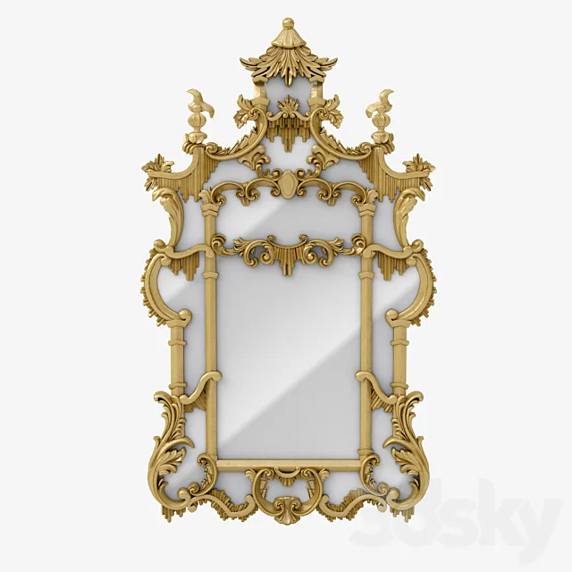Mirror Chinoiserie 3DModel