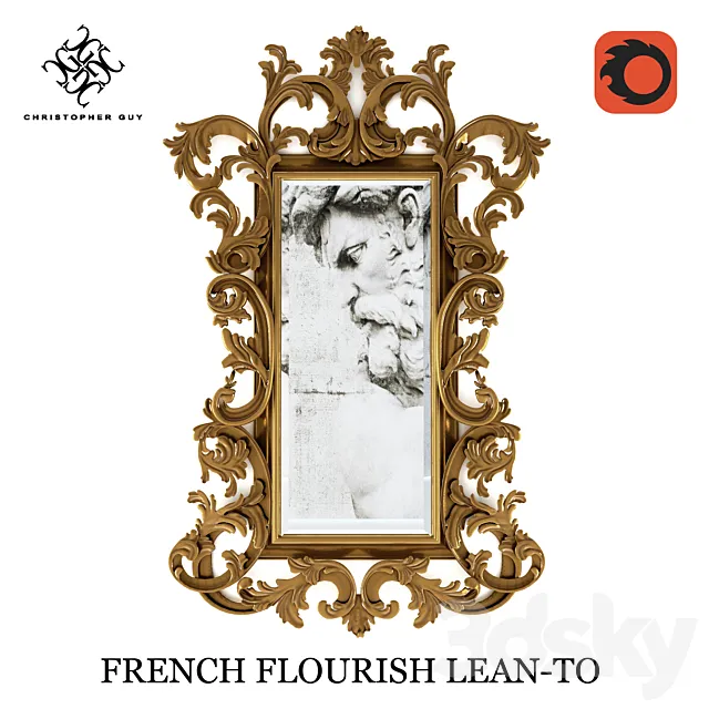 Mirror. Christopher Guy. FRENCH FLOURISH LEAN-TO Free Download