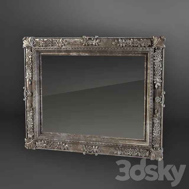 mirror classicflower 3D Model