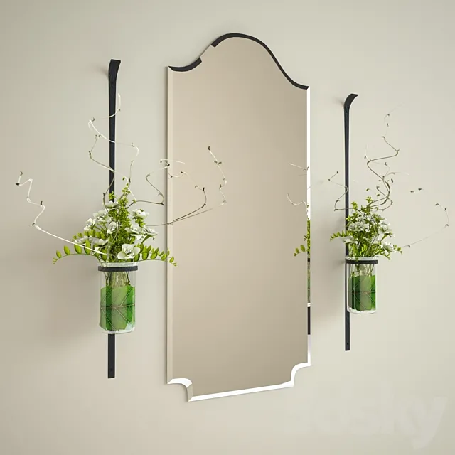Mirror decor set Free Download