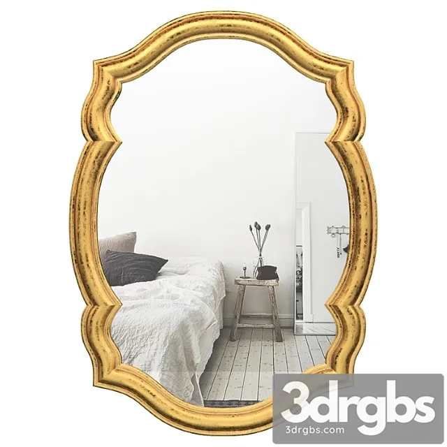 Mirror figured aki-46409 3D Model Free