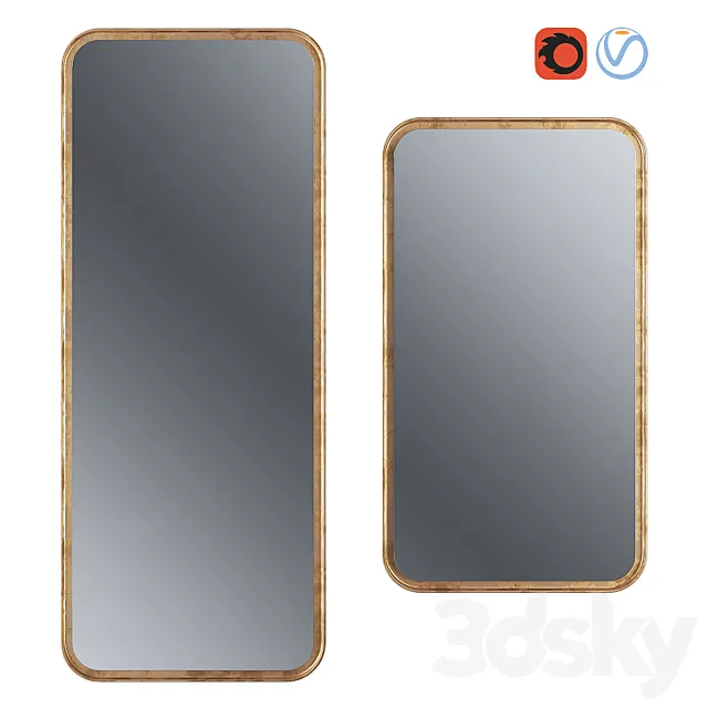 Mirror Gold 3D Model