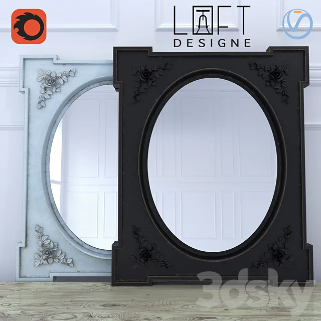 Mirror Loft Designe 3023 3D Model