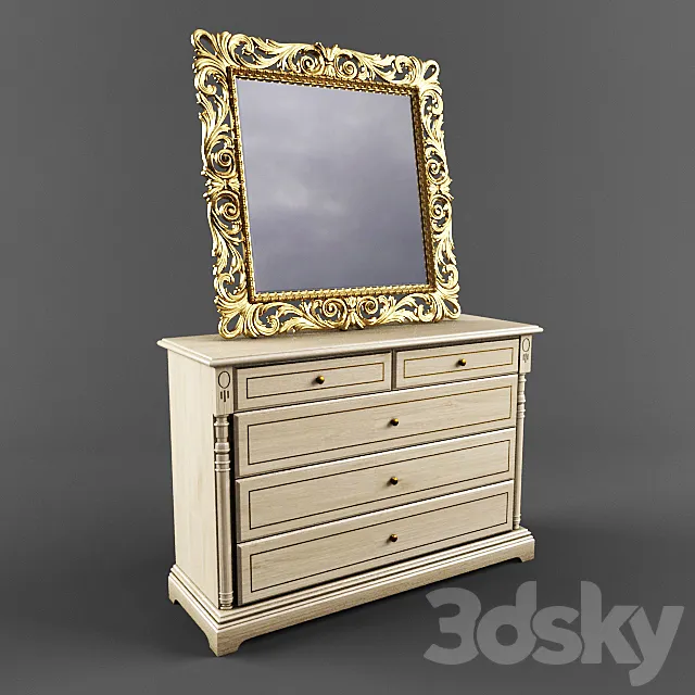 Mirror Mirandola dresser Joype 3D Model