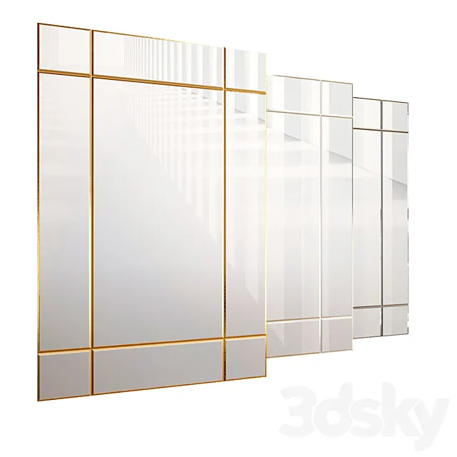 Mirror Mirror Beaumont  112920 112919 112918 Eichholtz 3D Model