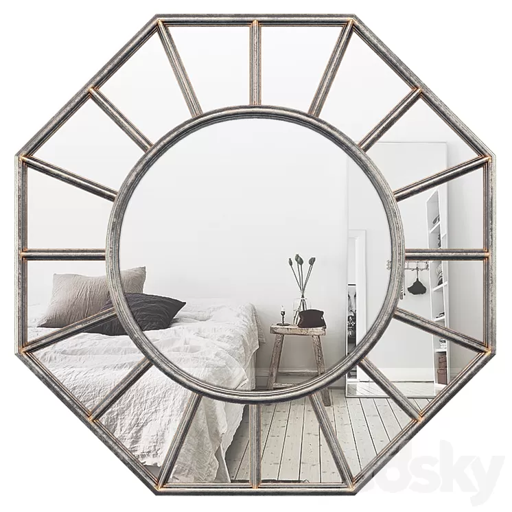 Mirror octagonal Prism F1586ABR 3D Model
