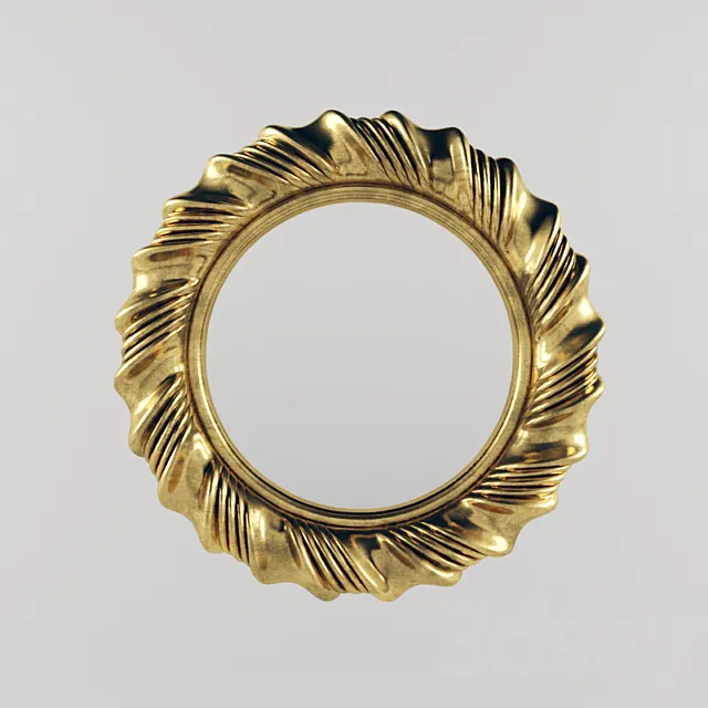 Mirror old gold 3D Model