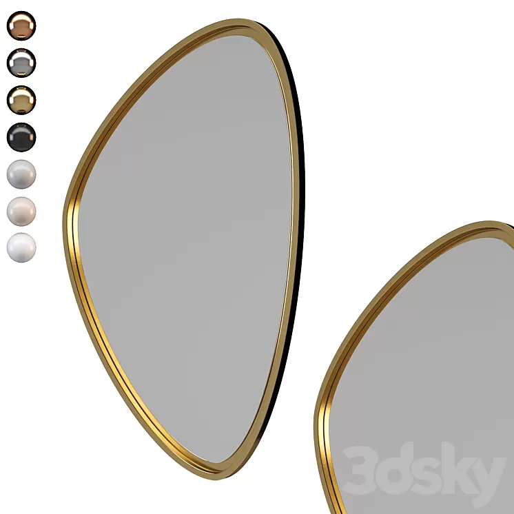Mirror Onde Uno 3D Model Free