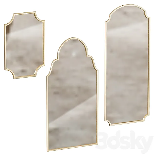 mirror set cazarina 3D Model