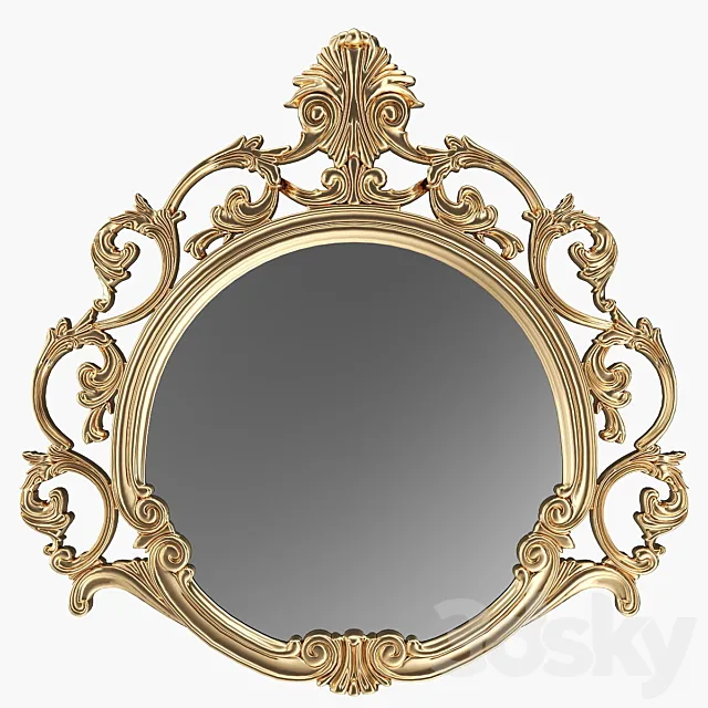 Mirror Treci Cecchini Victoria Stucco 3D Model