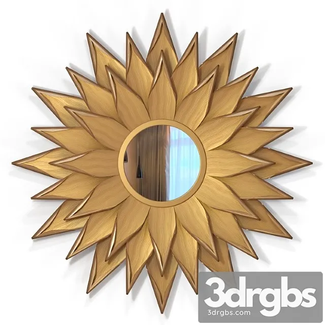 Mirror - tylar la redoute sunflower 3D Model Free