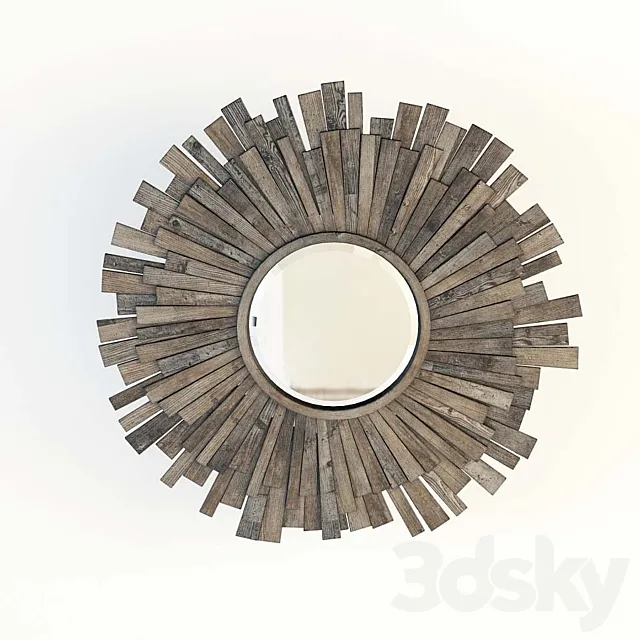 Mirror Vermundo by Uttermost 3D Model