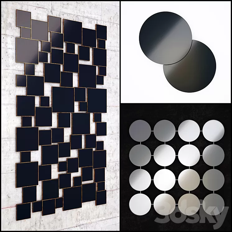 Mirror wall 17 3D Model