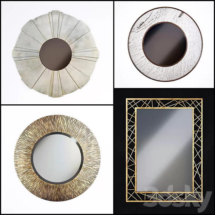 Mirror wall 20 3D Model