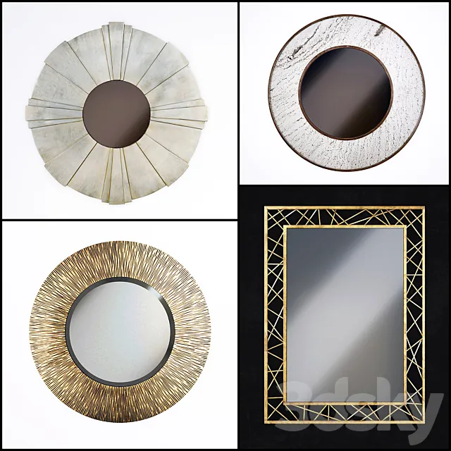 Mirror wall 20 3DModel