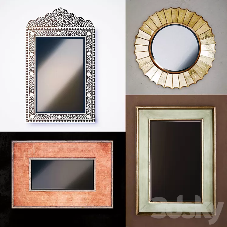 Mirror wall 29 3D Model